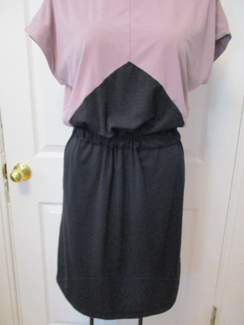 Indyeva Cap Sleeve Dress Relaxed Fit Lavender, Black Size XS